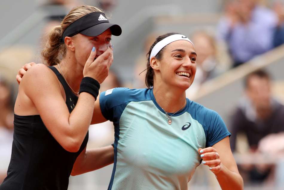Kristina Mladenovic and Caroline Garcia Kristina Mladenovic and Caroline Garcia