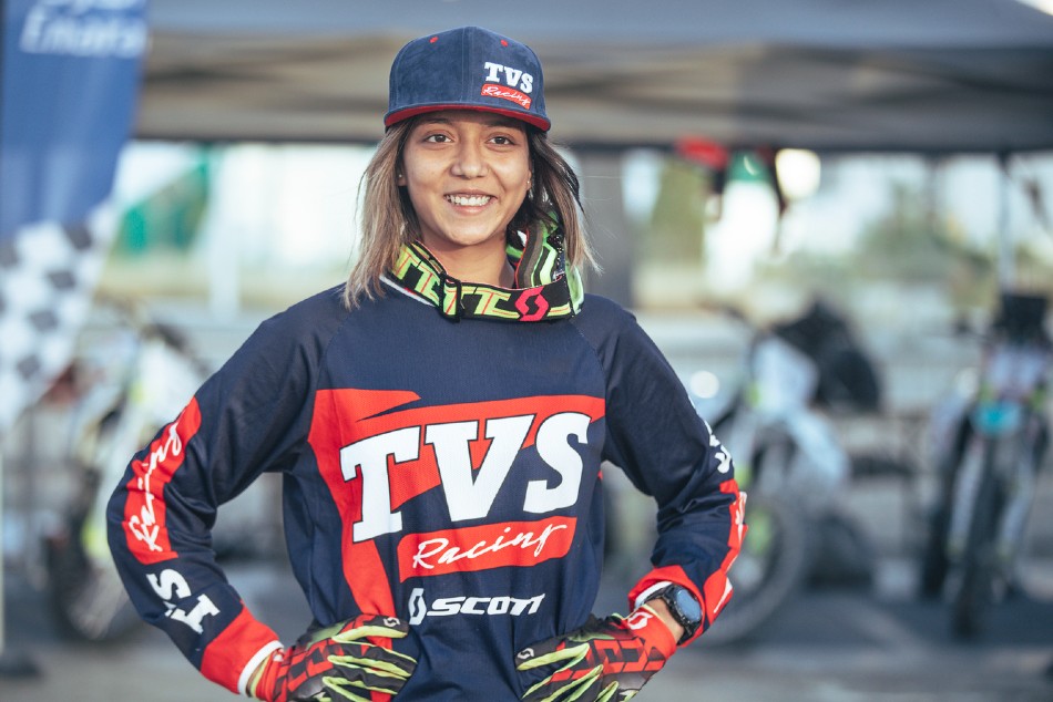 Aishwarya Pissay of Sherco TVS Rally Factory Team gears up for FIM Bajas World Cup