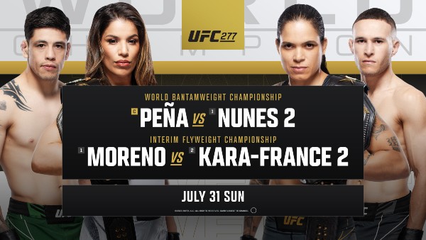 UFC 277 Fight Card