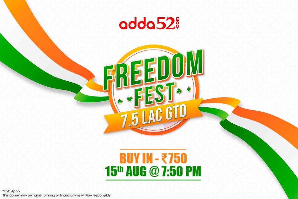 Adda52 announces ‘Freedom Fest' - an online Poker tournament: Start ...