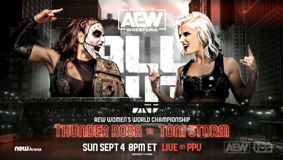 Title Match announced for AEW All Out (image courtesy Twitter) Title Match announced for AEW All Out (image courtesy Twitter)