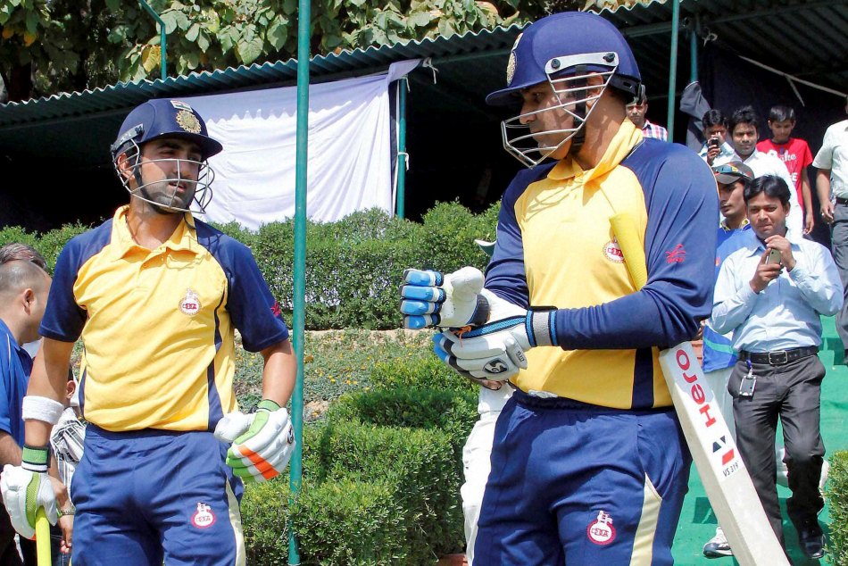 Gautam Gambhir and Virender Sehwag
