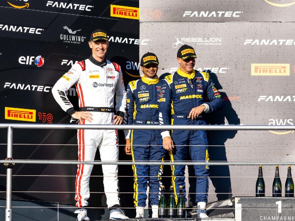 Podium class finish for Arjun Maini and team HRT 
