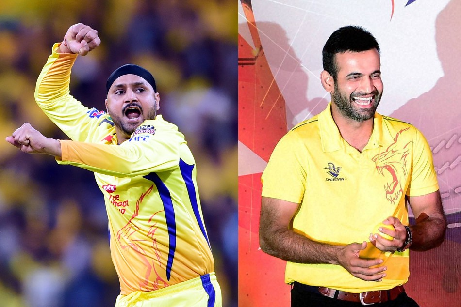 Harbhajan Singh and Irfan Pathan