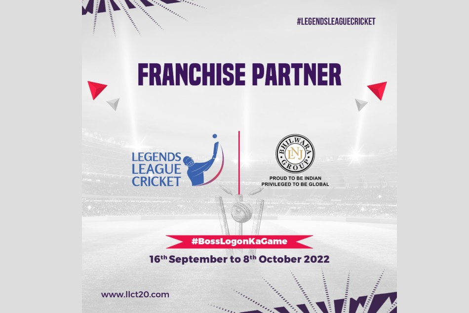 Legends League Cricket locks LNJ Bhilwara group as the Fourth Franchiseteam Legends League Cricket locks LNJ Bhilwara group as the Fourth Franchiseteam