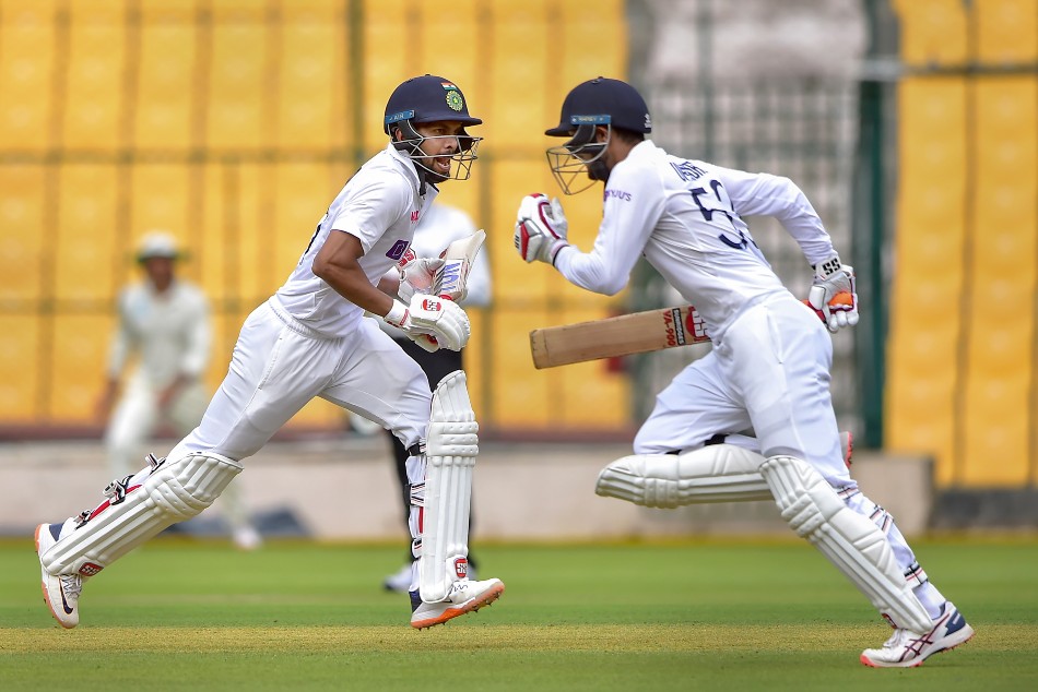 Gaikwad ton lights up opening day