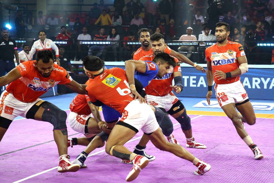 PKL: Haryana Steelers vs Gujarat Giants, Highlights: Rakesh, Sourav guide Giants