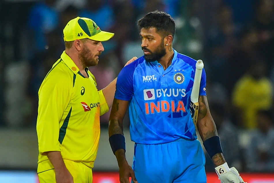 Aaron Finch and Hardik Pandya