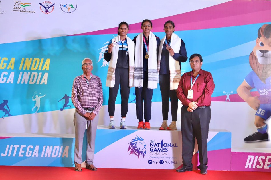womens long jump medallists