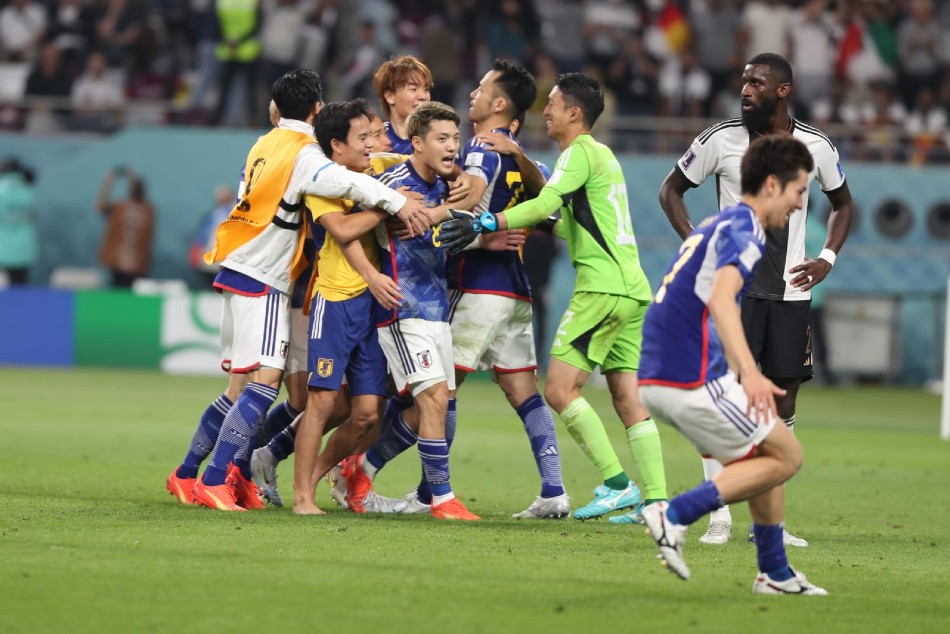 Japan beat Germany. Inside Qatar/Vinod Divakaran