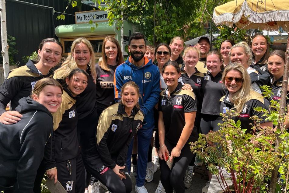 Virat Kohli with HC Melbourne