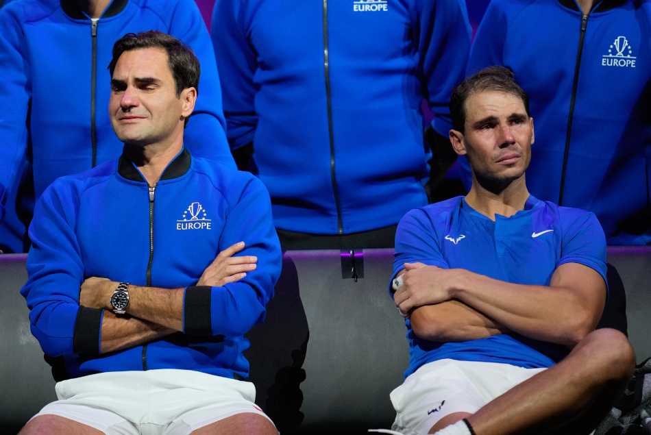 Roger Federer and Rafael Nadal