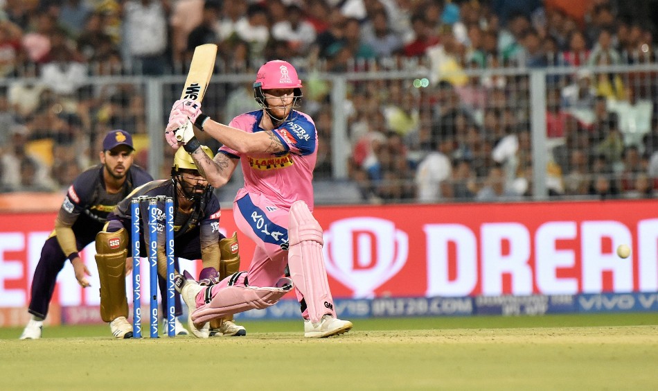 Ben Stokes in action for Rajasthan Royals