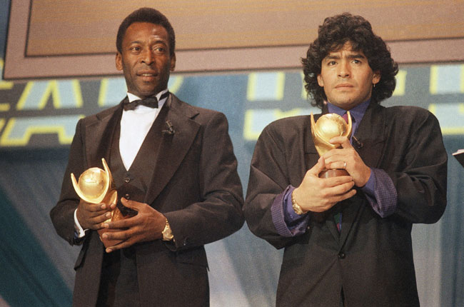 pele and maradona