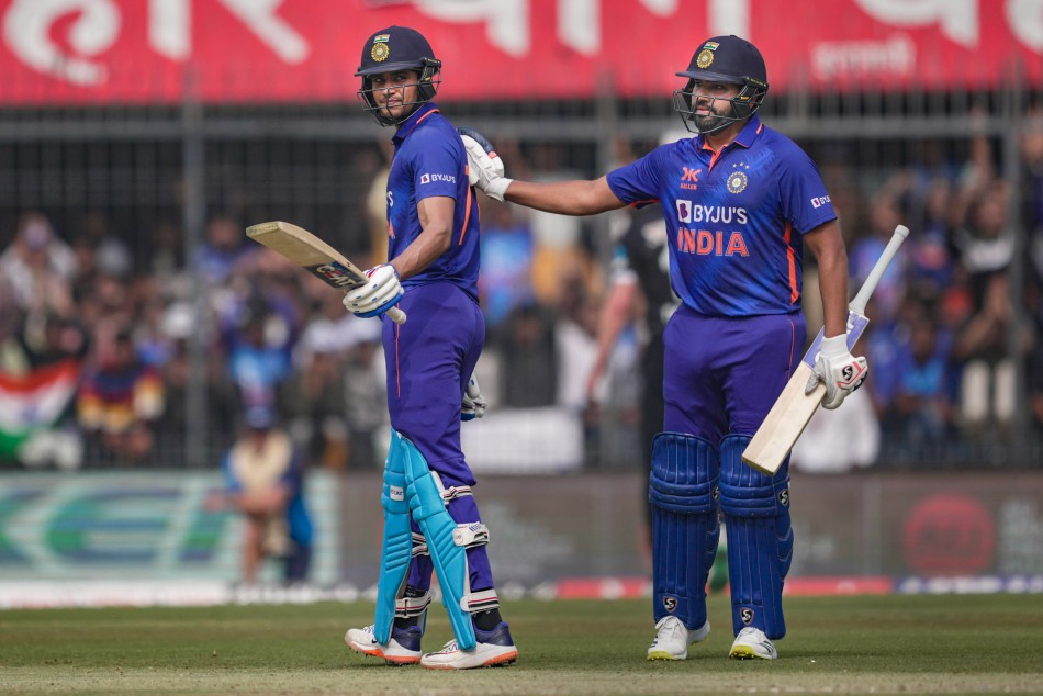Shubman Gill and Rohit Sharma shared a stand of 212 runs in 3rd ODI against New Zealand