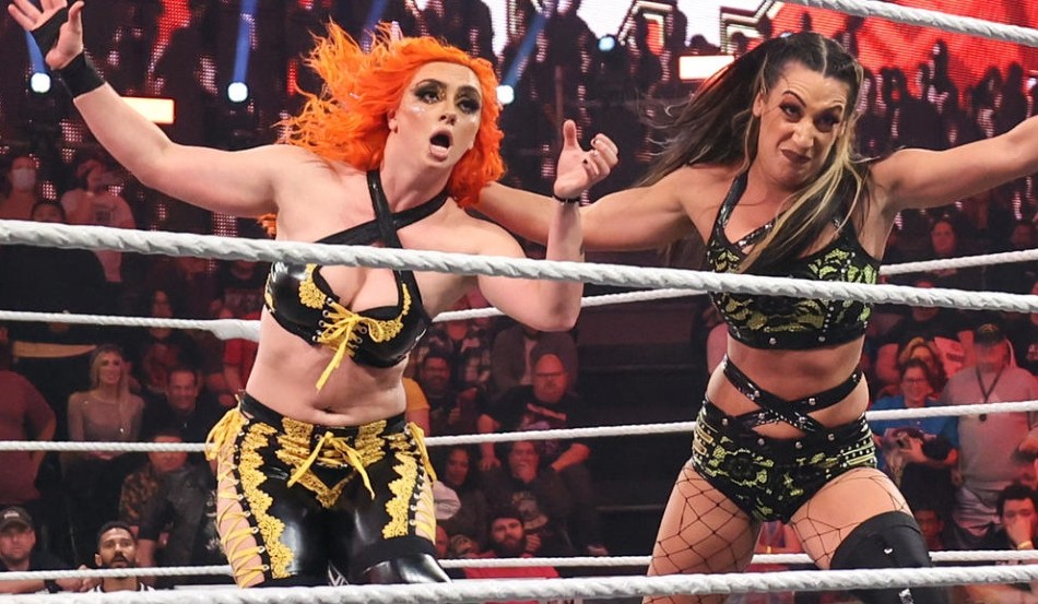 Both the Toxic Attraction members got a title match opportunity (image courtesy WWE) Both the Toxic Attraction members got a title match opportunity (image courtesy WWE)