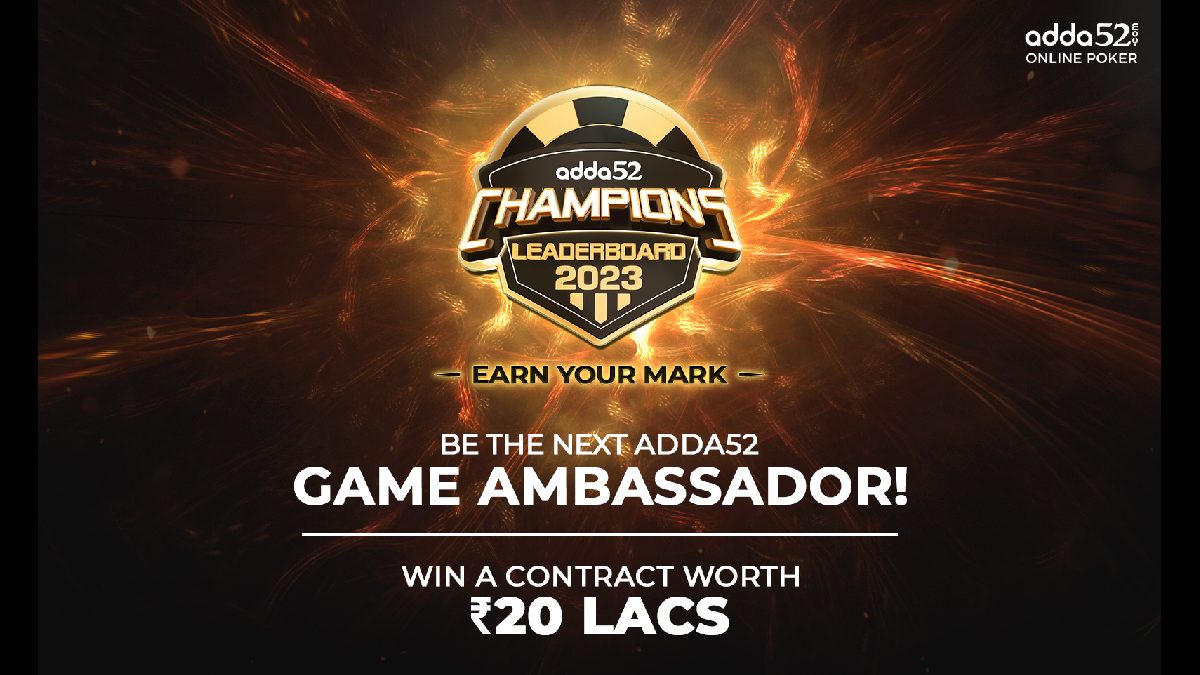 Adda52.com announces 3rd edition of Adda52 Champions Leaderboard - myKhel