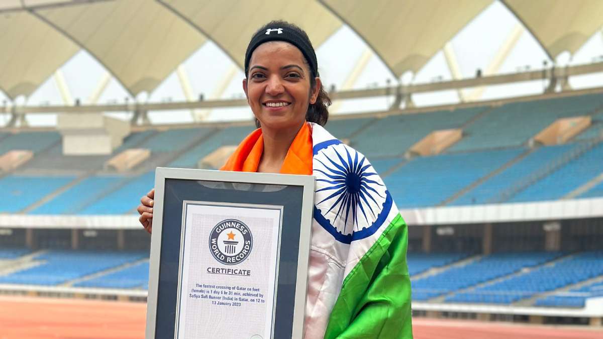 Sufiya Sufi, Indian long distance runner (Image Courtesy: Twitter) Sufiya Sufi, Indian long distance runner (Image Courtesy: Twitter)
