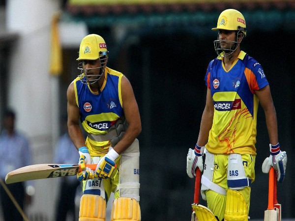 dhoni csk raina
