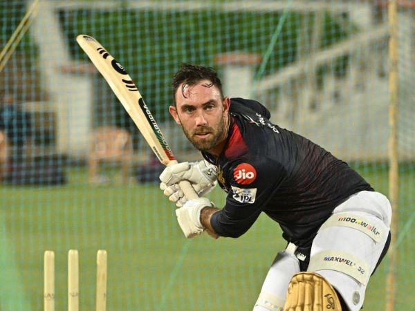 Glenn Maxwell practice session