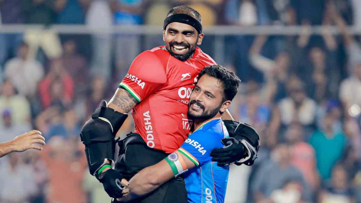 PR Sreejesh and Harmanpreet Singh