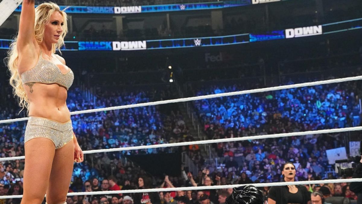 Charlotte Flair was in action on Smackdown (image courtesy WWE) Charlotte Flair was in action on Smackdown (image courtesy WWE)