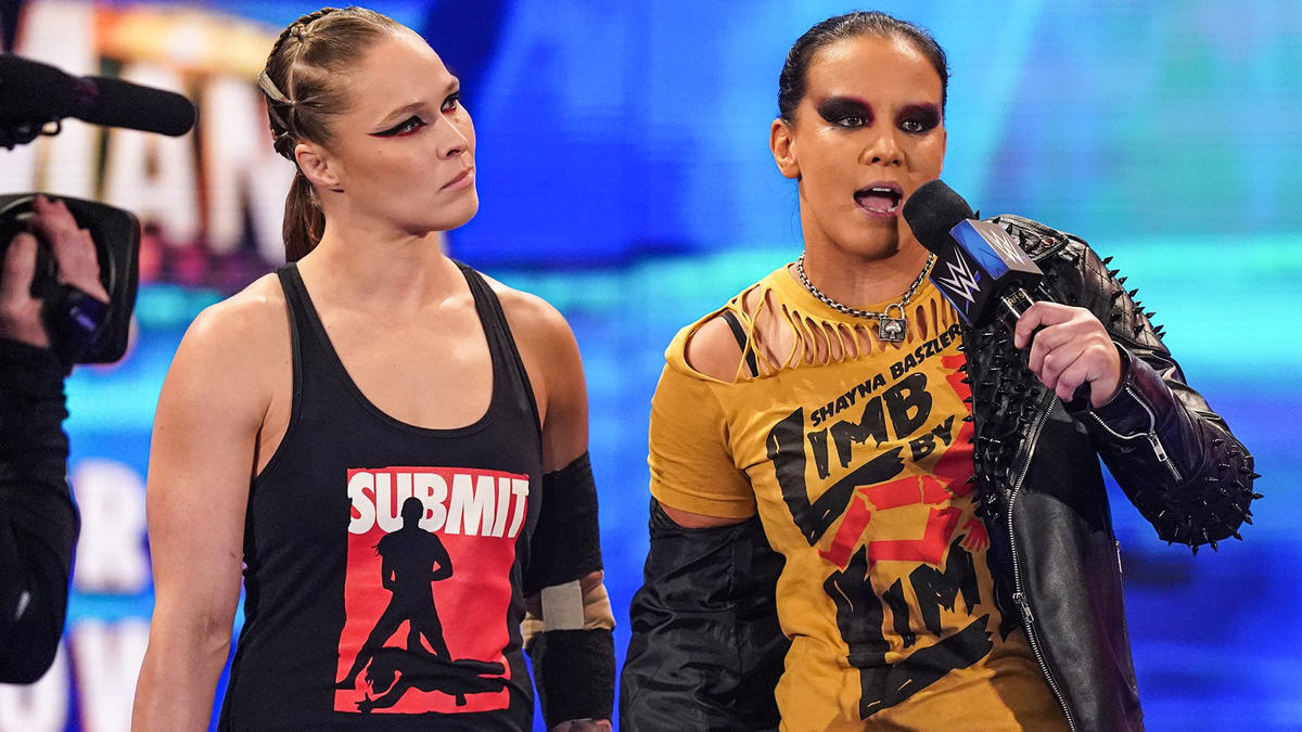 Ronda Rousey returned on Smackdown Ronda Rousey returned on Smackdown