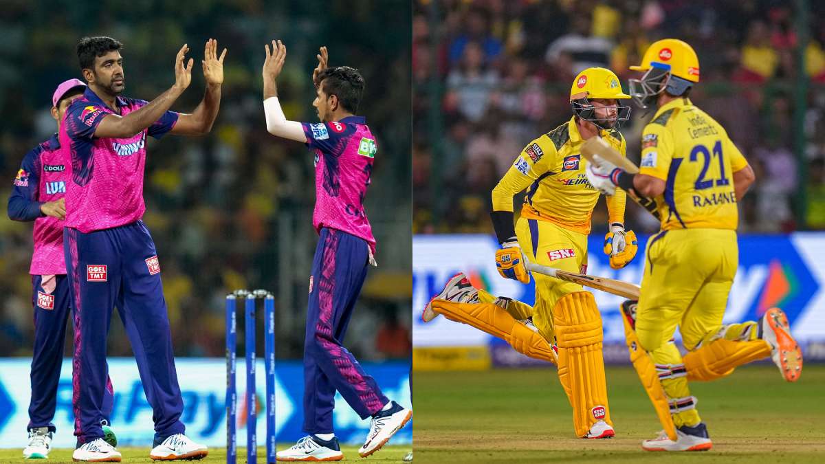 R Ashwin, Yuzvendra Chahal, Devon Conway and Ajinkya Rahane close to milestones heading into RR vs CSK IPL 2023 Match 37 R Ashwin, Yuzvendra Chahal, Devon Conway and Ajinkya Rahane close to milestones heading into RR vs CSK IPL 2023 Match 37