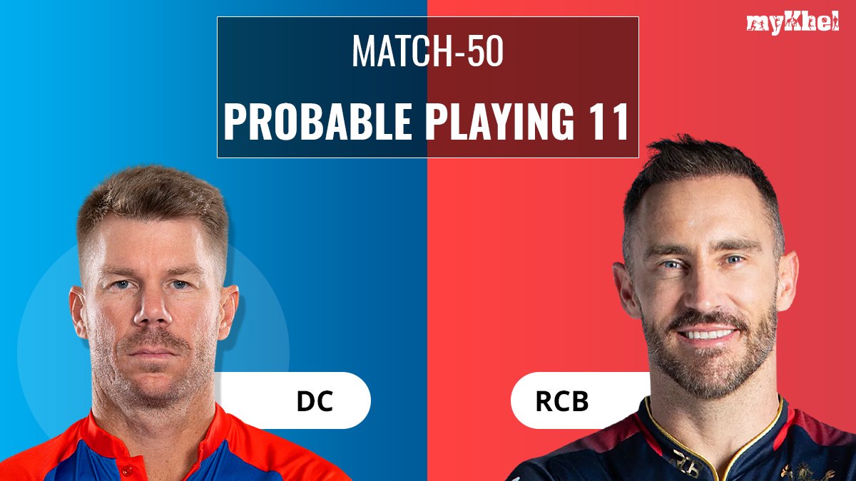 DC vs RCB DC vs RCB