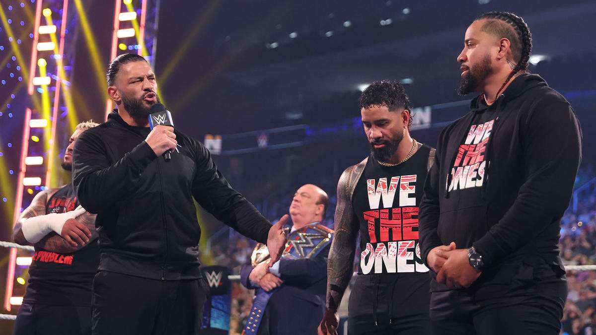 Roman Reigns returned on Smackdown (image courtesy WWE.com) Roman Reigns returned on Smackdown (image courtesy WWE.com)