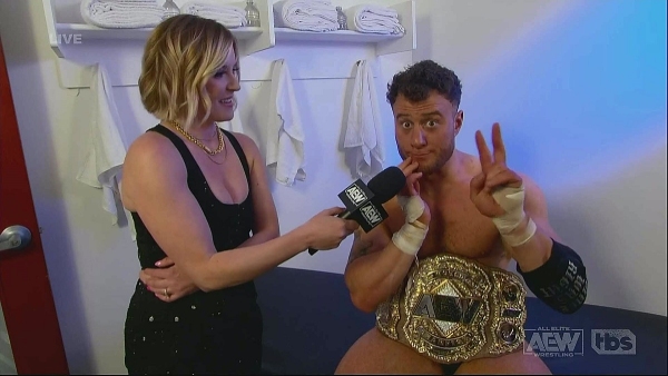 MJF forced to defend his title at AEW x NJPW Forbidden Door 2023 (image courtesy Twitter)