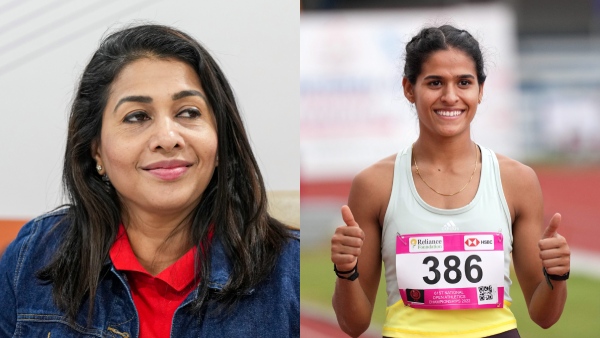 Anju Bobby George and Shaili Singh