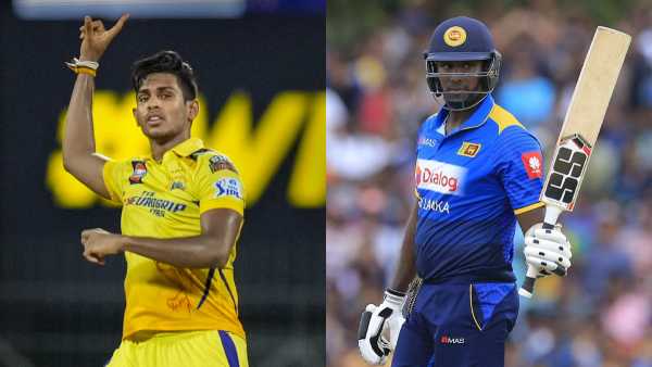 Matheesha Pathirana and Angelo Mathews