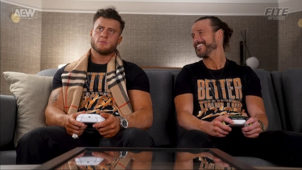 Adam Cole and MJF on Dynamite (image courtesy Twitter)