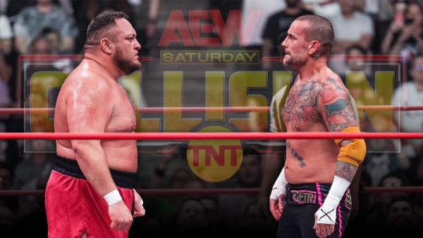 CM Punk vs. Samoa Joe on Collision (image courtesy Twitter)