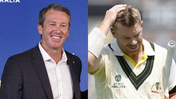 Glenn McGrath and David Warner