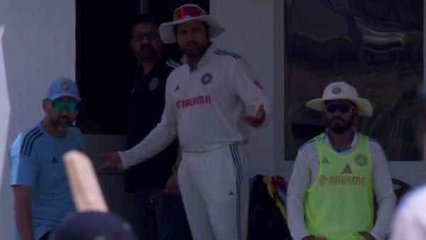 upset-rohit-sharma-orders-ishan-kishan-to-score-his-first-test-run-declares-innings