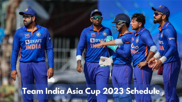 Team India Asia Cup 2023 Schedule