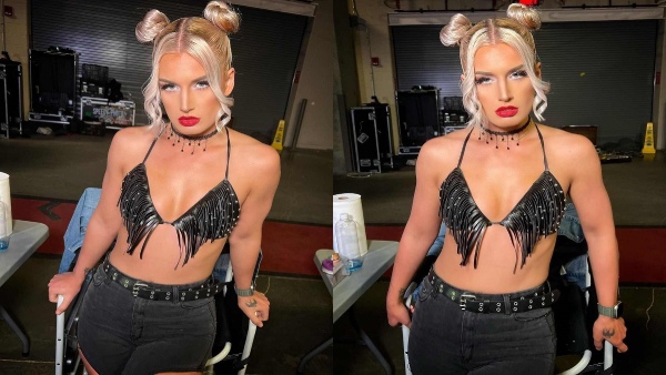 AEW Womens World Champion Toni Storm to attend this weeks Rampage (image courtesy Twitter)