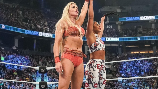 Bianca Belair and Charlotte Flair on Smackdown (image courtesy WWE.com) Bianca Belair and Charlotte Flair on Smackdown (image courtesy WWE.com)