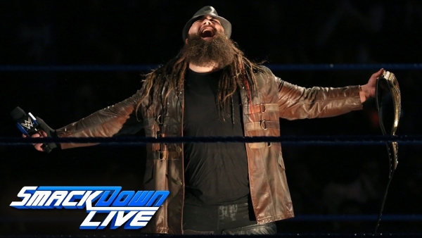 Bray Wyatt as WWE Champion in 2017 (image courtesy YouTube)