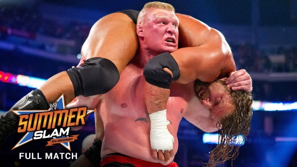 Brock Lesnar at SummerSlam (image courtesy YouTube)
