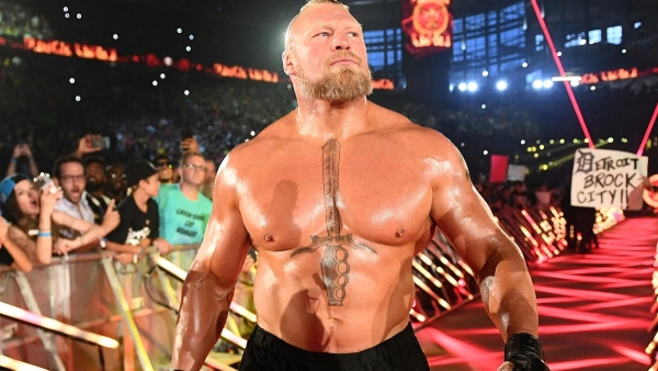 Brock Lesnar (image courtesy Twitter)