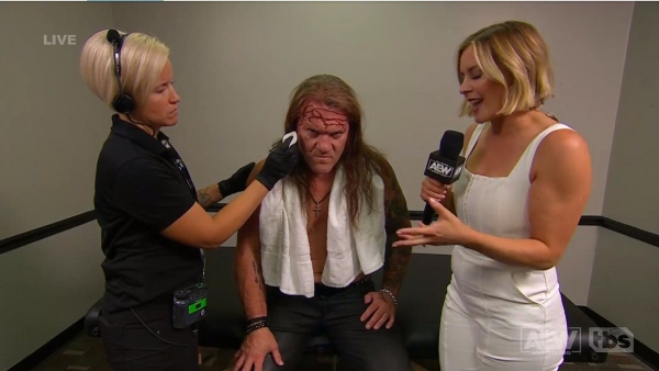 Chris Jericho challenged Will Ospreay for a match at All In 2023 (image courtesy Twitter)