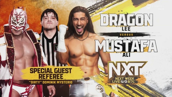 Dominik waits for his next opponent on NXT (image courtesy Twitter)