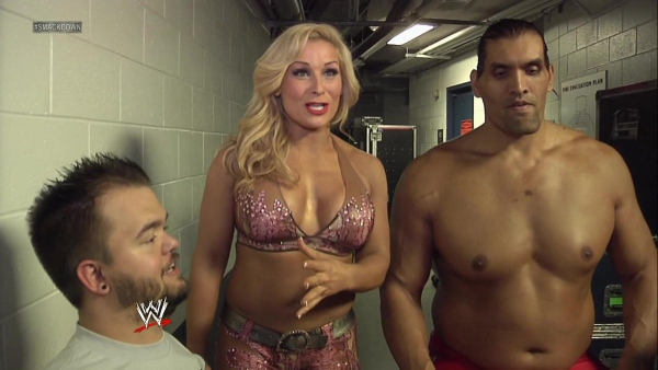 The Great Khali shared a great rapport with Natalya in WWE (image courtesy YouTube)