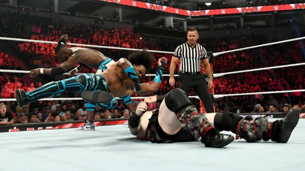 The New Day returns to action on Raw (image courtesy WWE) The New Day returns to action on Raw (image courtesy WWE)