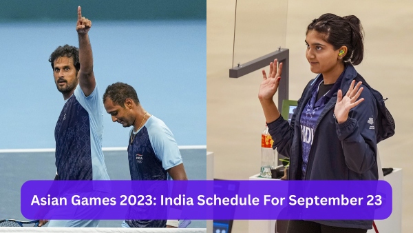 Asian Games 2023 Schedule For September 29