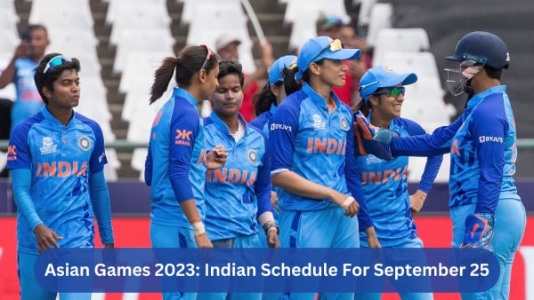 India at Asian Games 2023: Indias Fixtures in Hangzhou on September 25