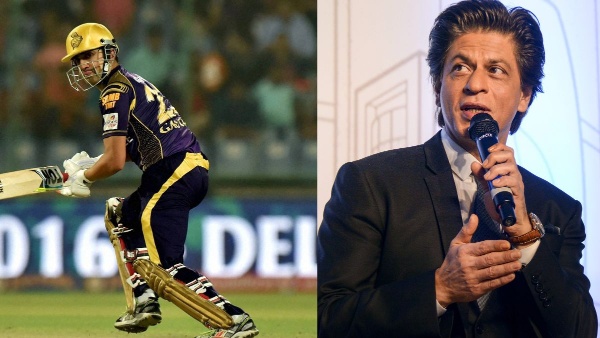 Gautam Gambhir meets KKR Star Shah Rukh Khan